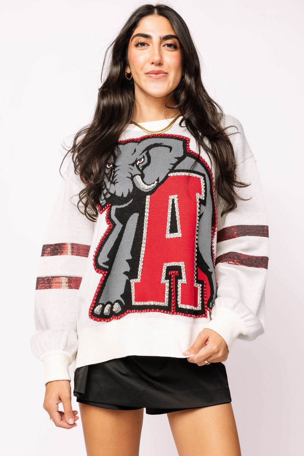 Licensed Alabama Oversized Mascot Sweater