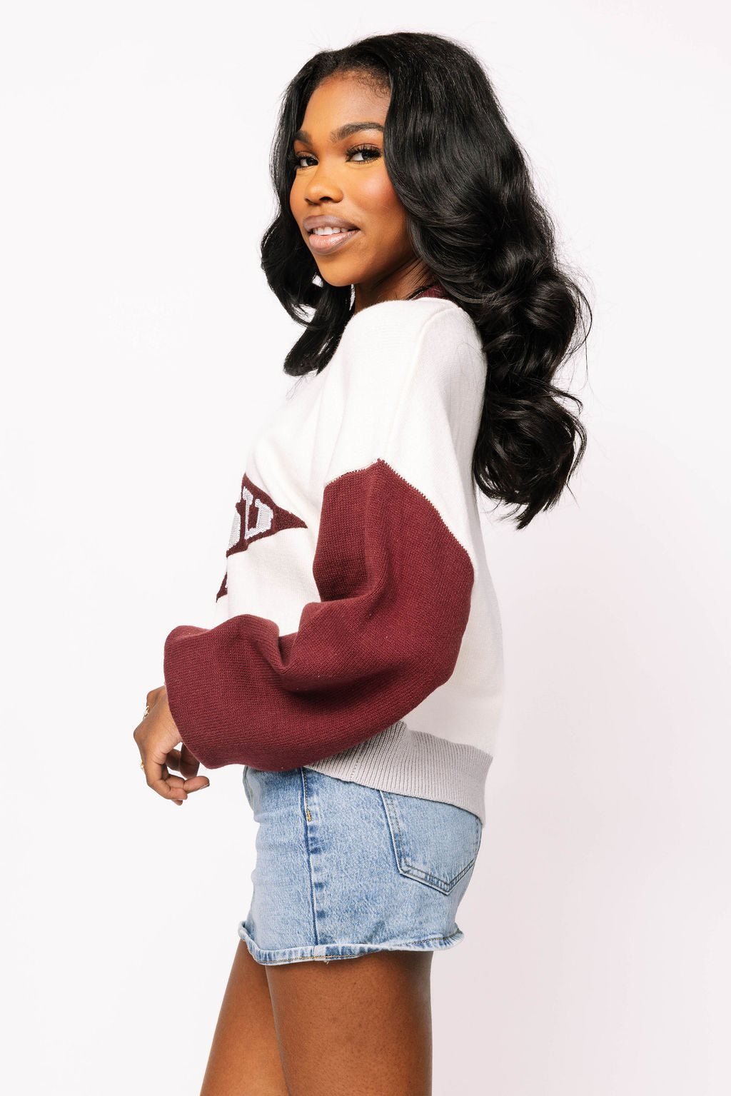 Licensed Miss State Pennant Sweater