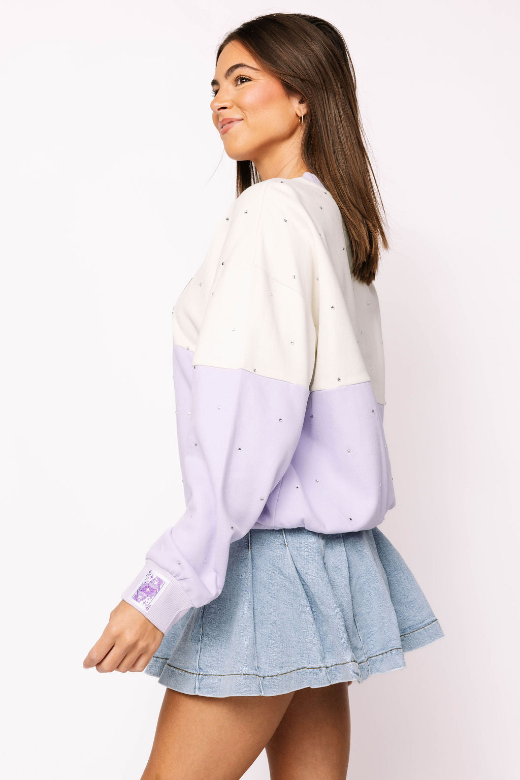 Licensed TCU Pastel Two Tone Sweatshirt