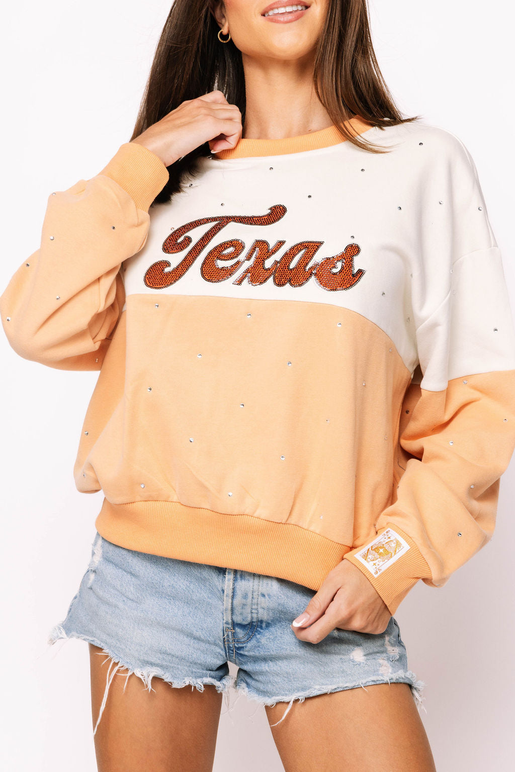 Licensed Texas Pastel Two Tone Sweatshirt