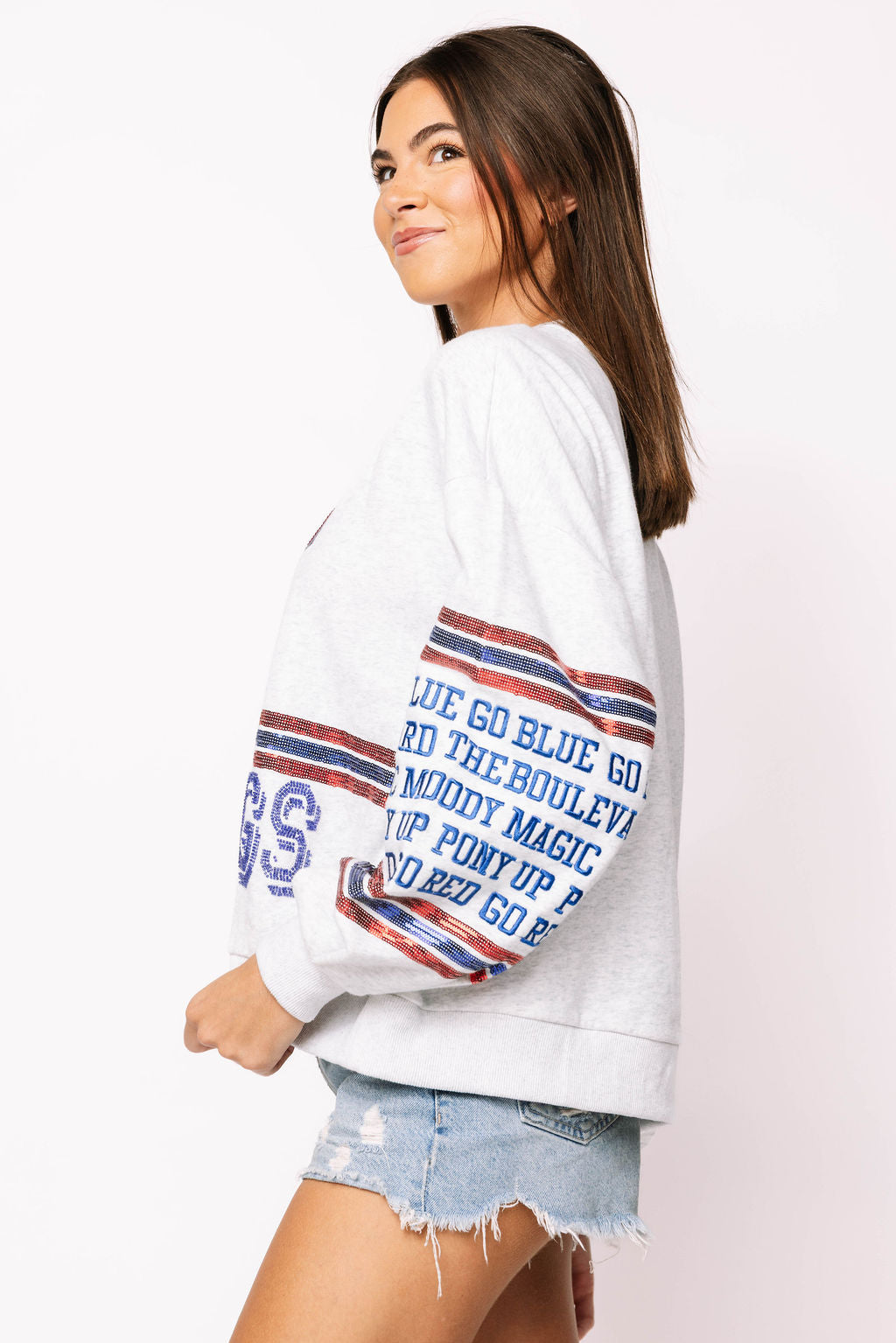 Licensed SMU Flower Mascot Sweatshirt