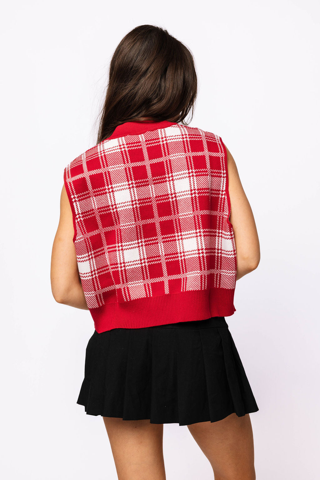 Licensed Plaid Alabama Sweater Vest