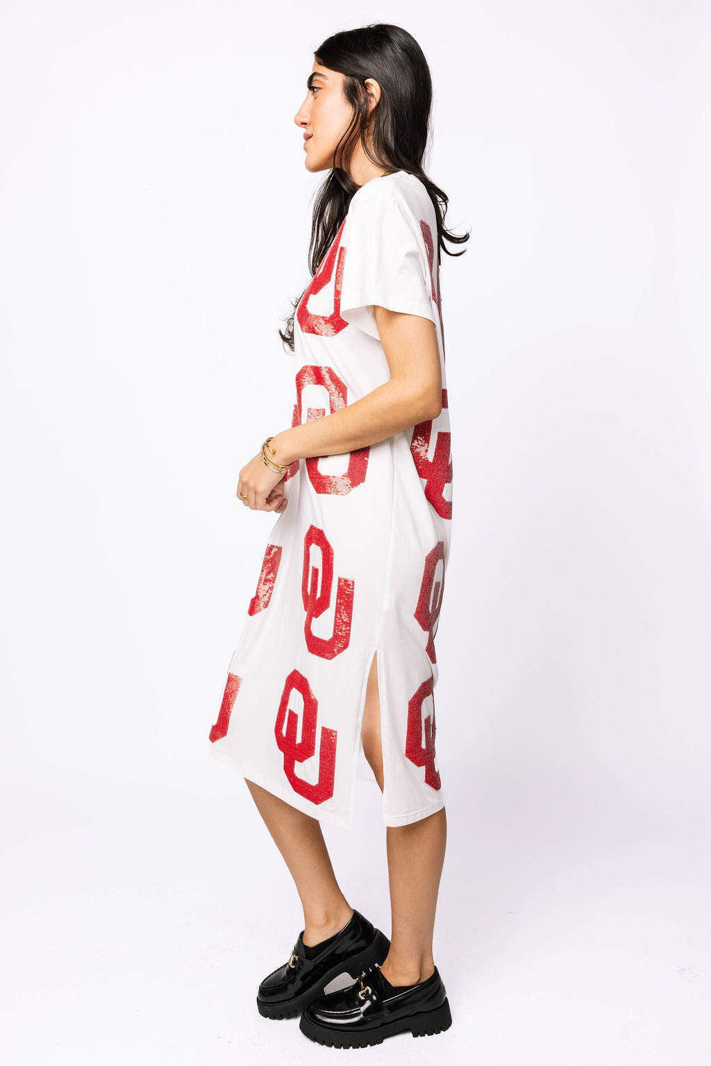 Licensed Oklahoma Mascot Midi Tee Dress