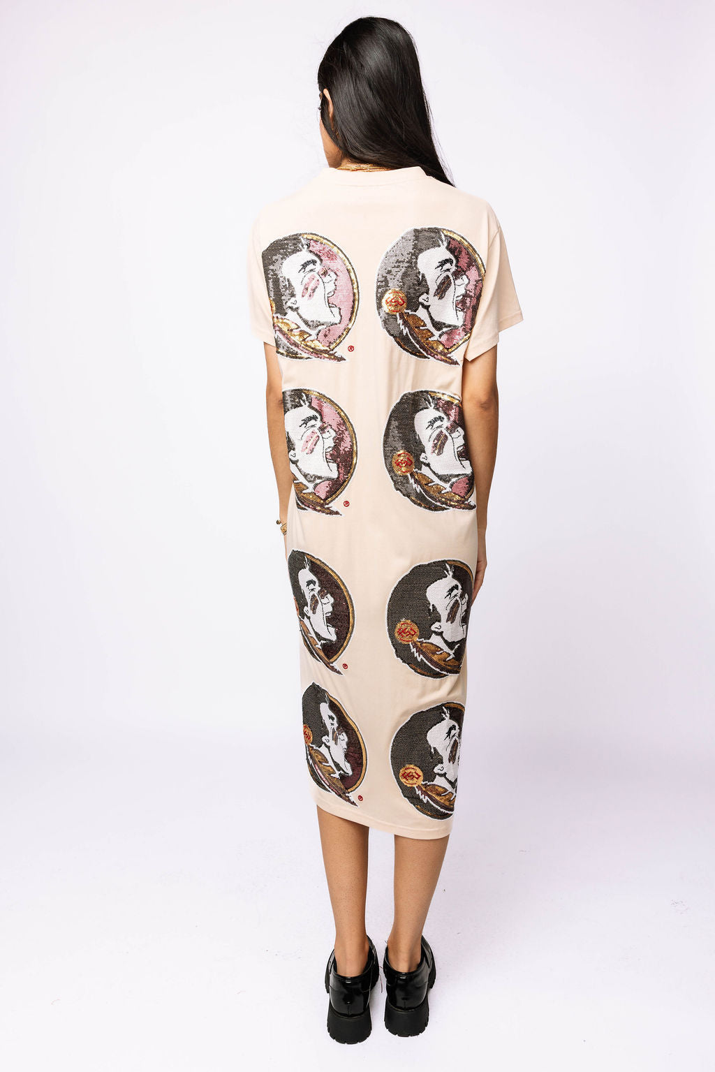 Licensed FSU Mascot Midi Tee Dress