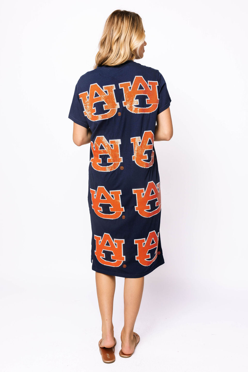 Licensed Auburn Mascot Midi Tee Dress