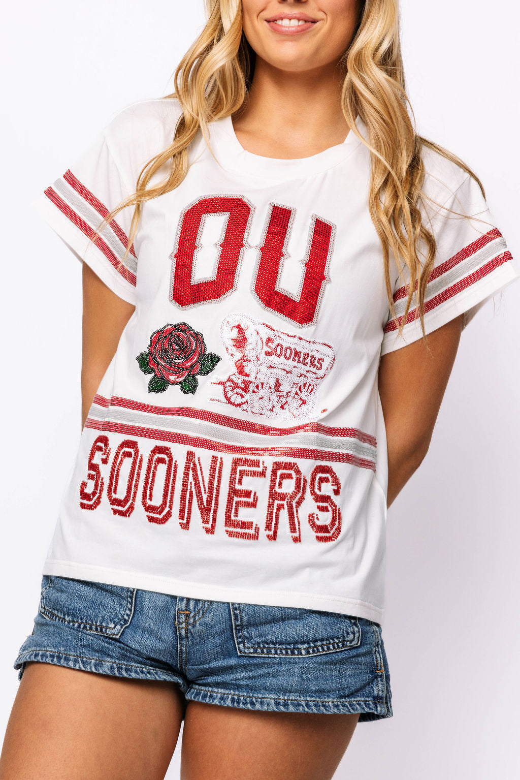Licensed Oklahoma State Flower Mascot Tee