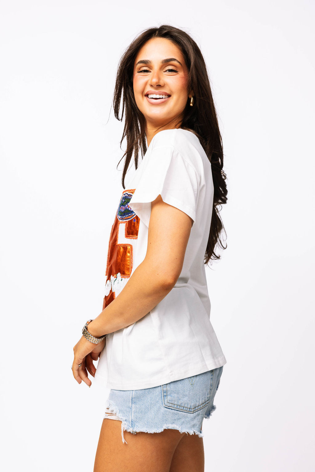 Licensed Florida Metallic Word with Icons Tee