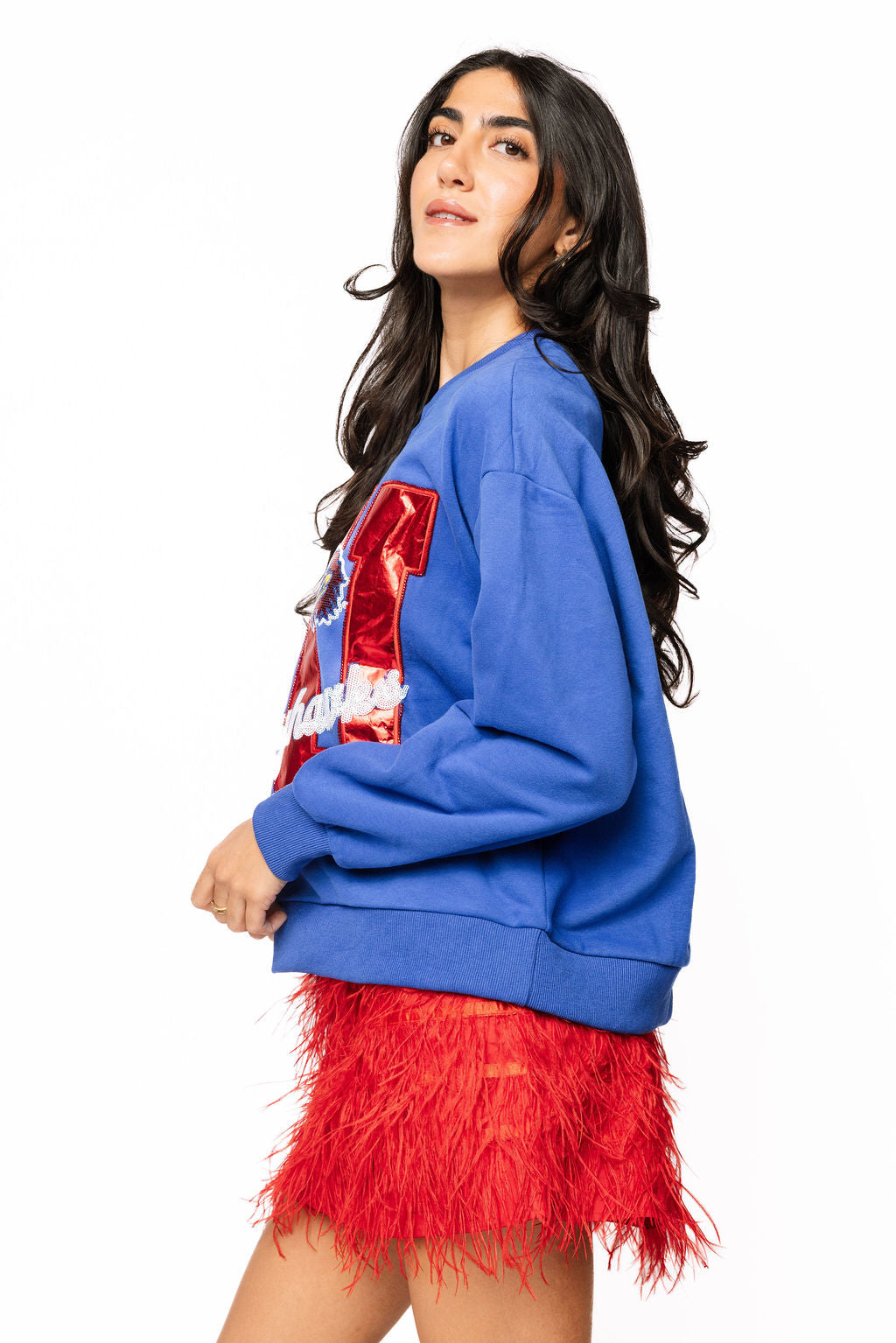 Licensed Kansas Metallic Word With Icons Sweatshirt