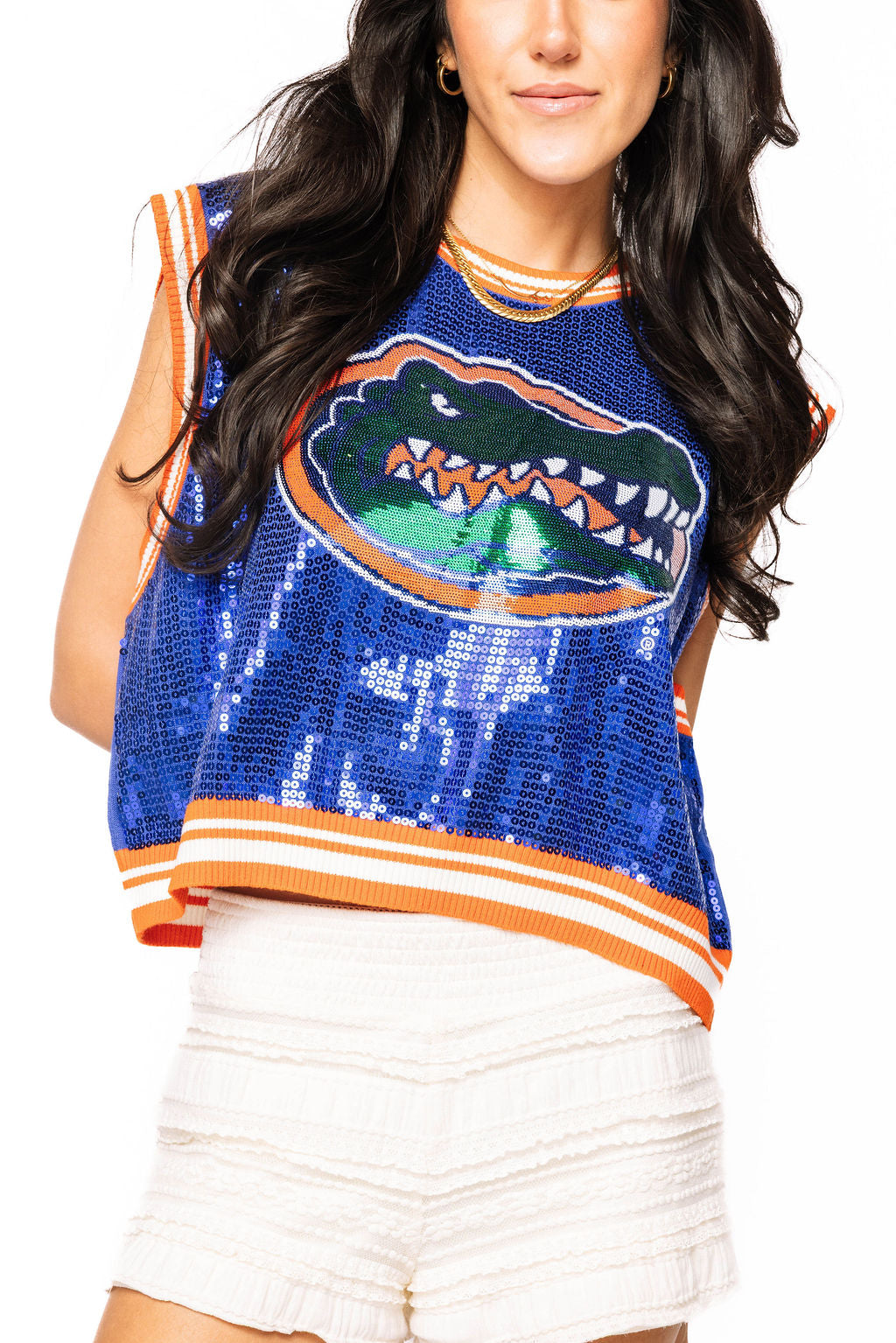 Licensed Florida Full Sequin Mascot Tank