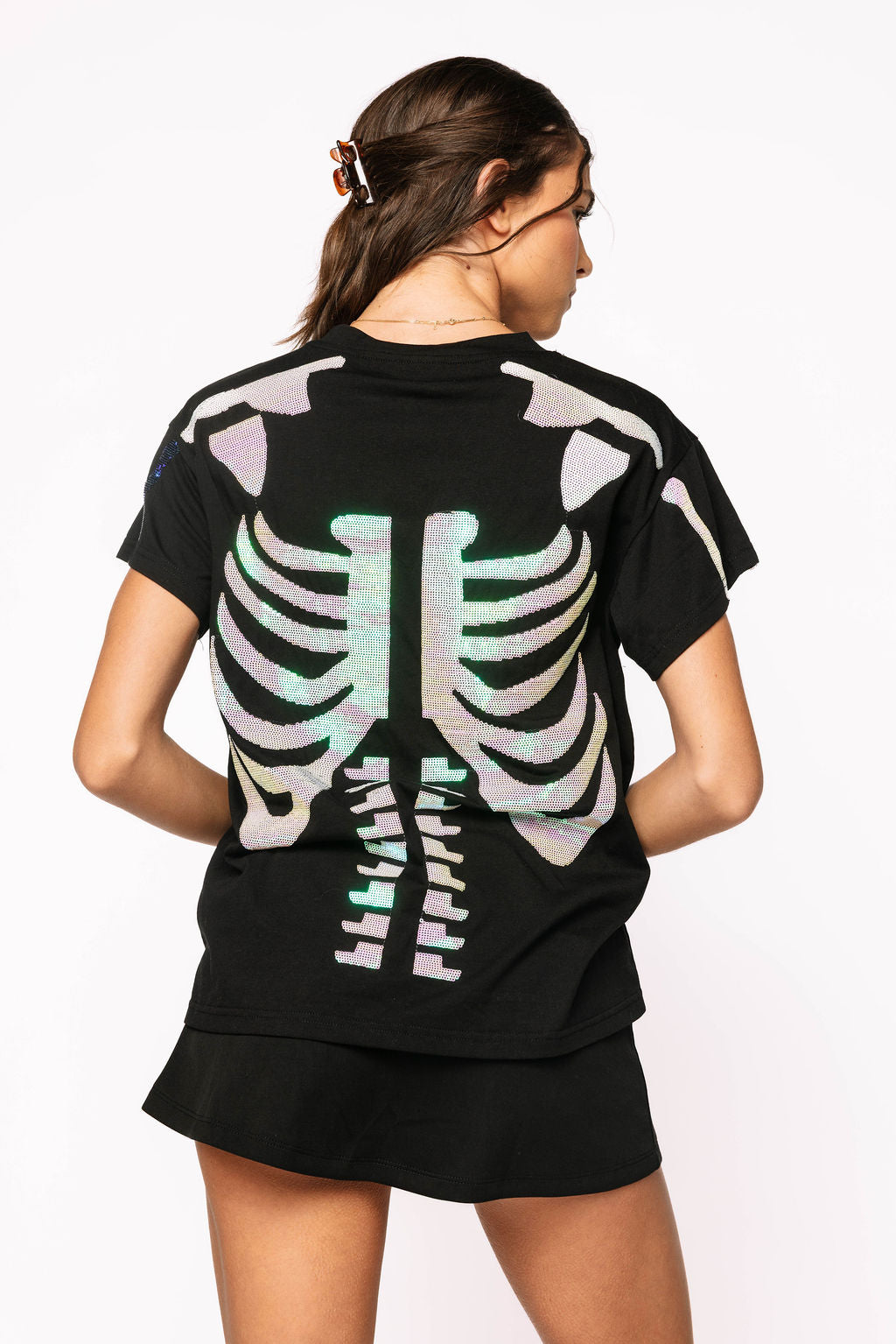Black & White Skeleton Tee