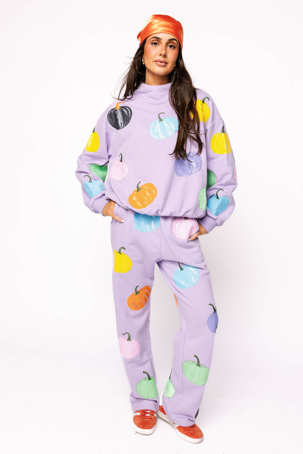 Lavender Multi Pumpkin Sweatpant