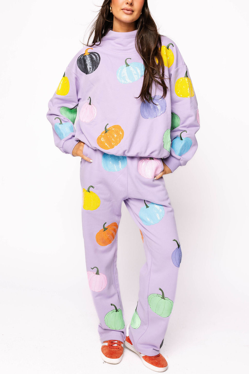 Lavender Multi Pumpkin Sweatpant