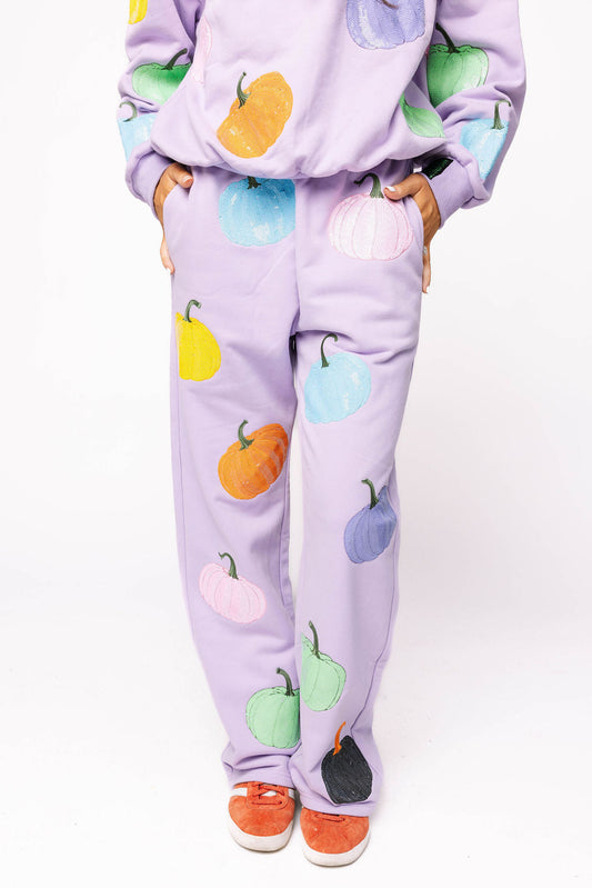 Lavender Multi Pumpkin Sweatpant