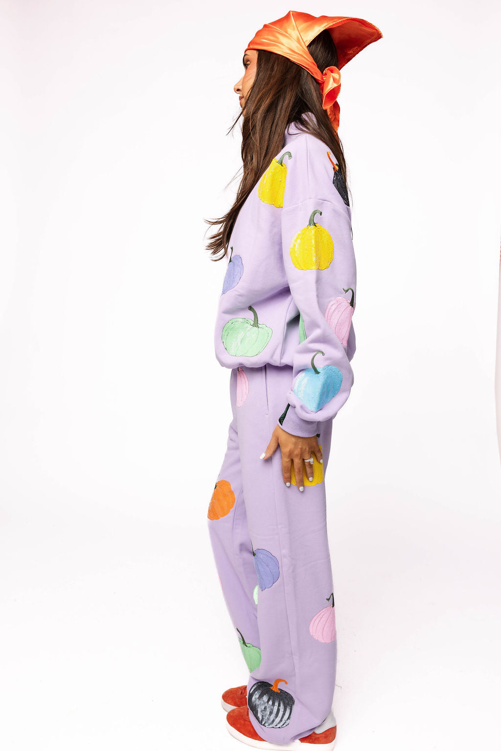 Lavender Multi Pumpkin Sweatpant