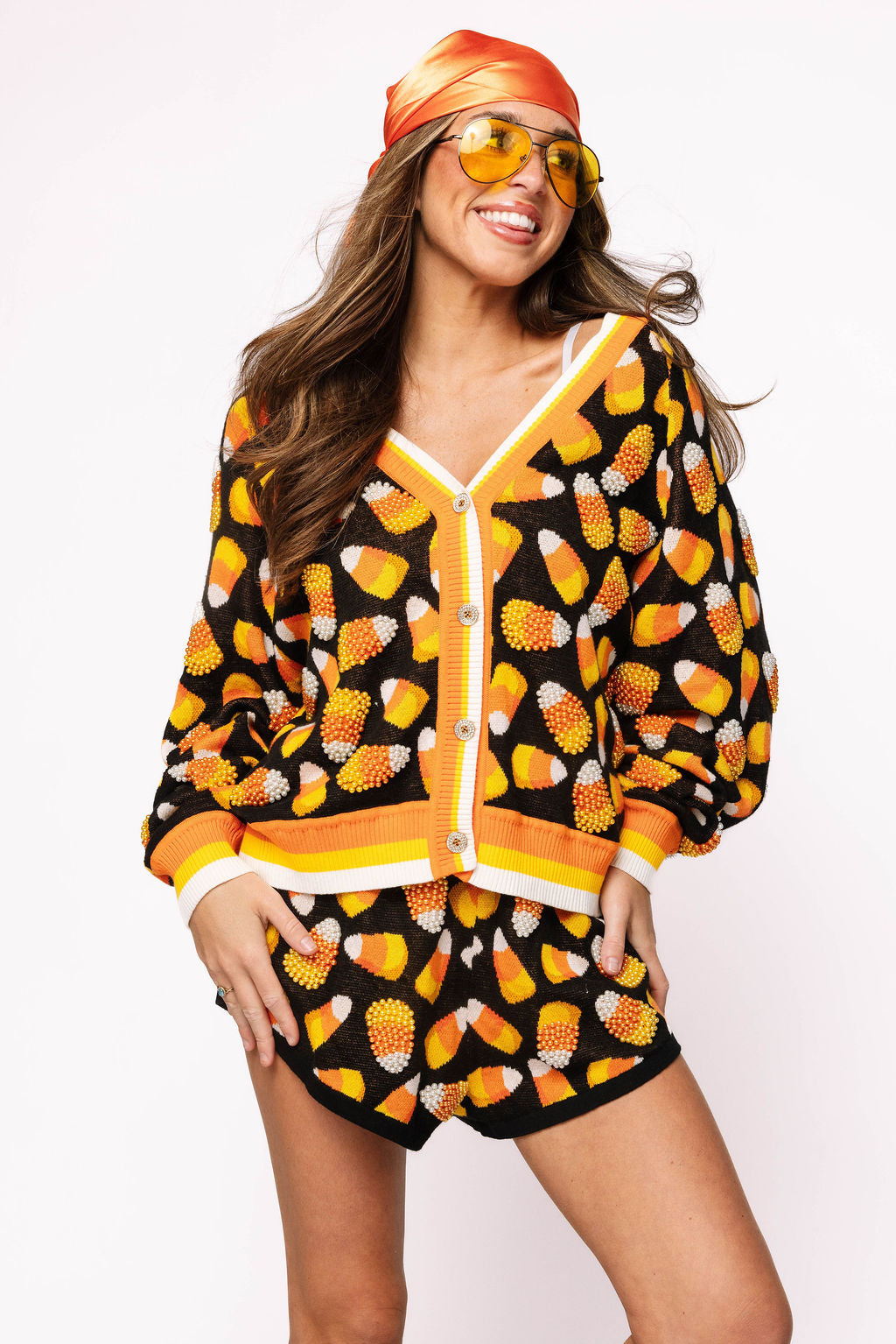 Black Pearl Candy Corn Short