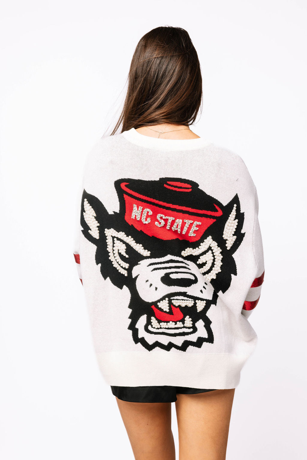 Licensed NC State Oversized Mascot Sweater