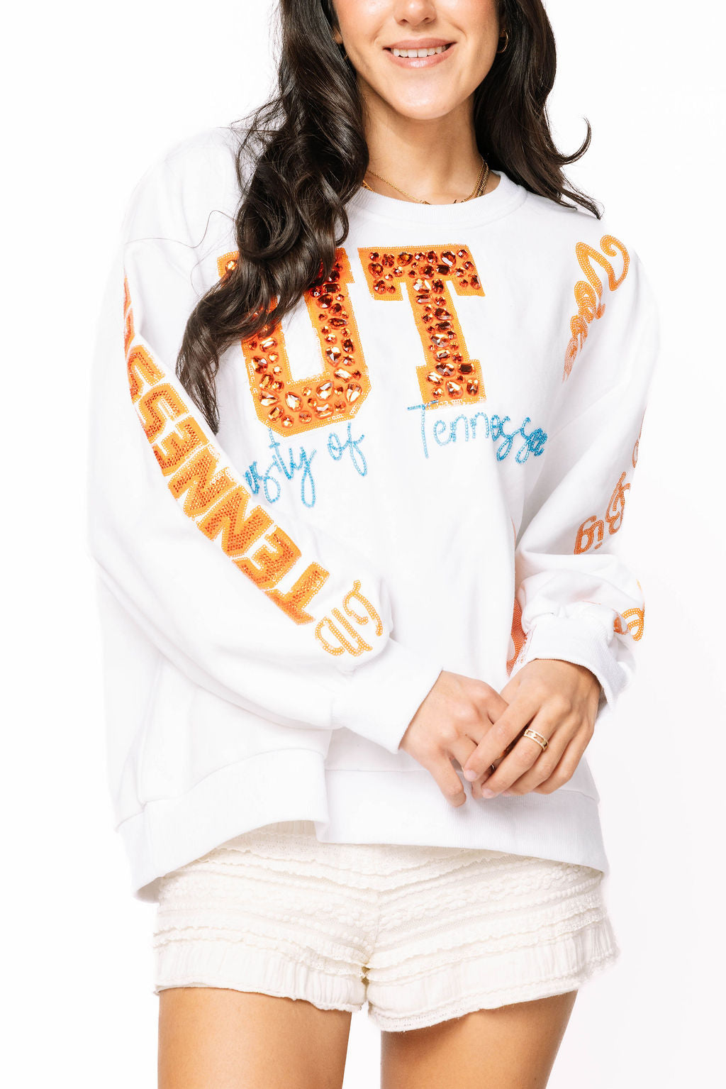 Licensed Tennessee Big Icons Scattered All Over Sweatshirt