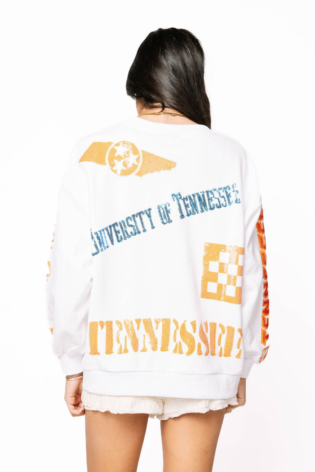 Licensed Tennessee Big Icons Scattered All Over Sweatshirt