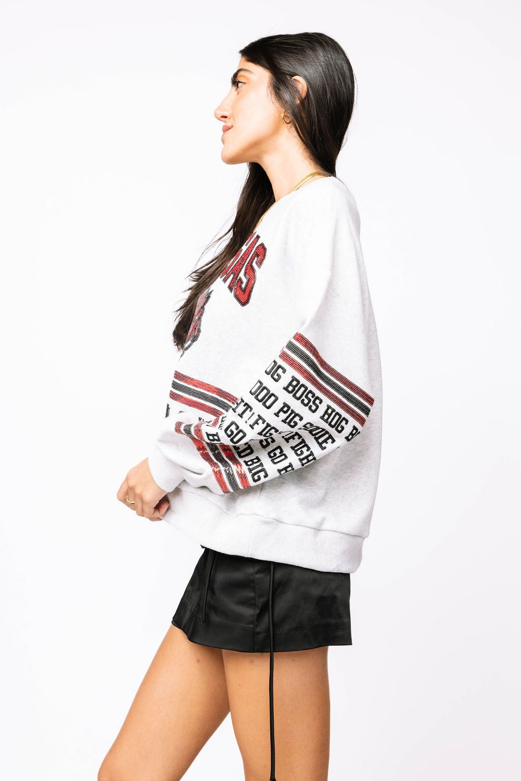 Licensed Arkansas Flower Mascot Sweatshirt