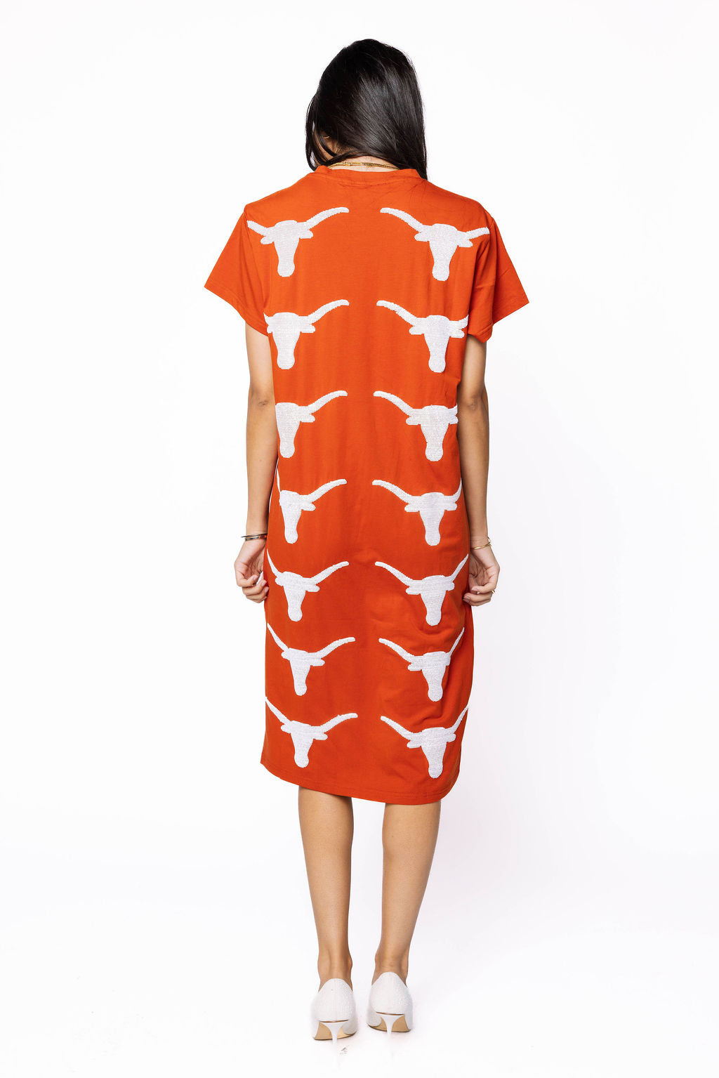 Licensed Texas Mascot Midi Tee Dress