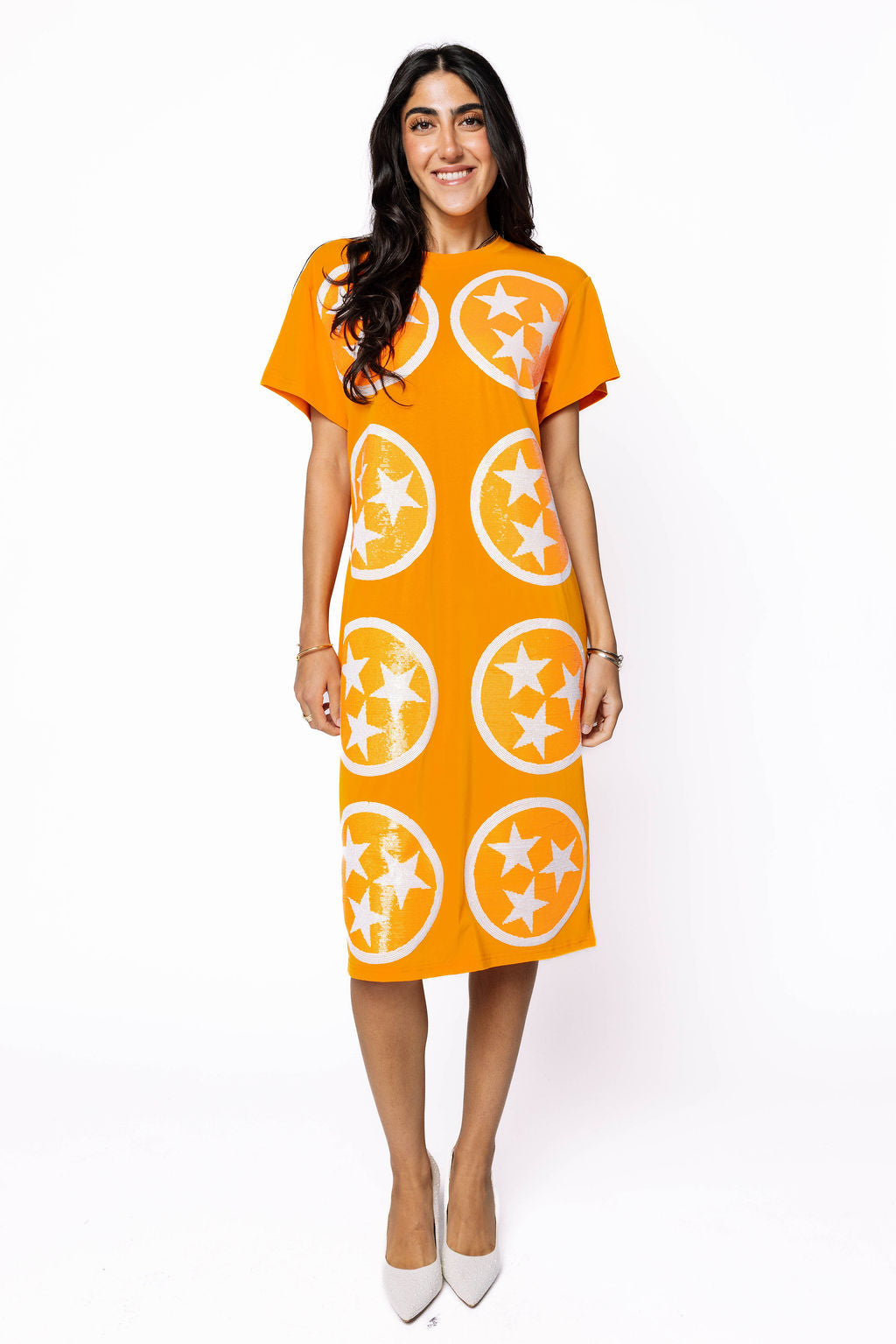 Licensed Tennessee Mascot Midi Tee Dress