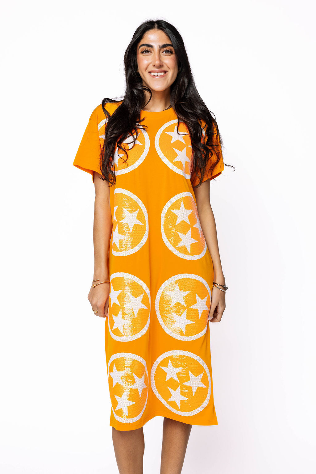 Licensed Tennessee Mascot Midi Tee Dress