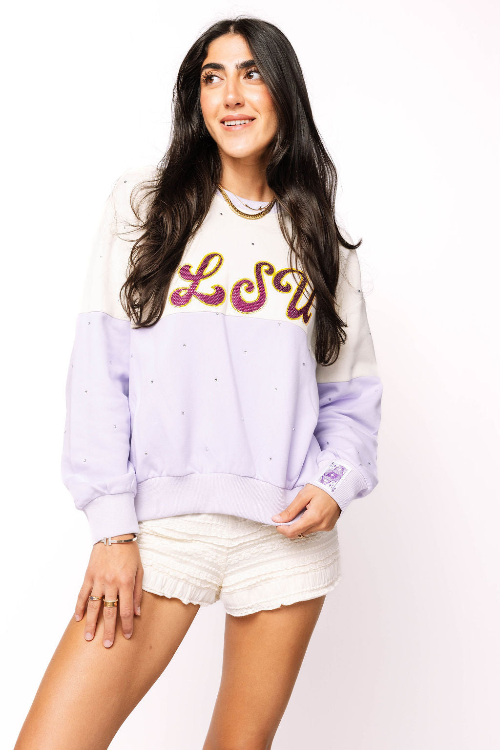 Licensed LSU Pastel Two Tone Sweatshirt
