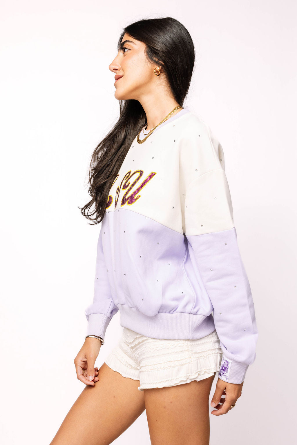 Licensed LSU Pastel Two Tone Sweatshirt