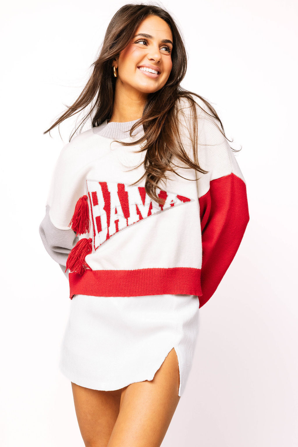 Licensed Alabama Pennant Sweater