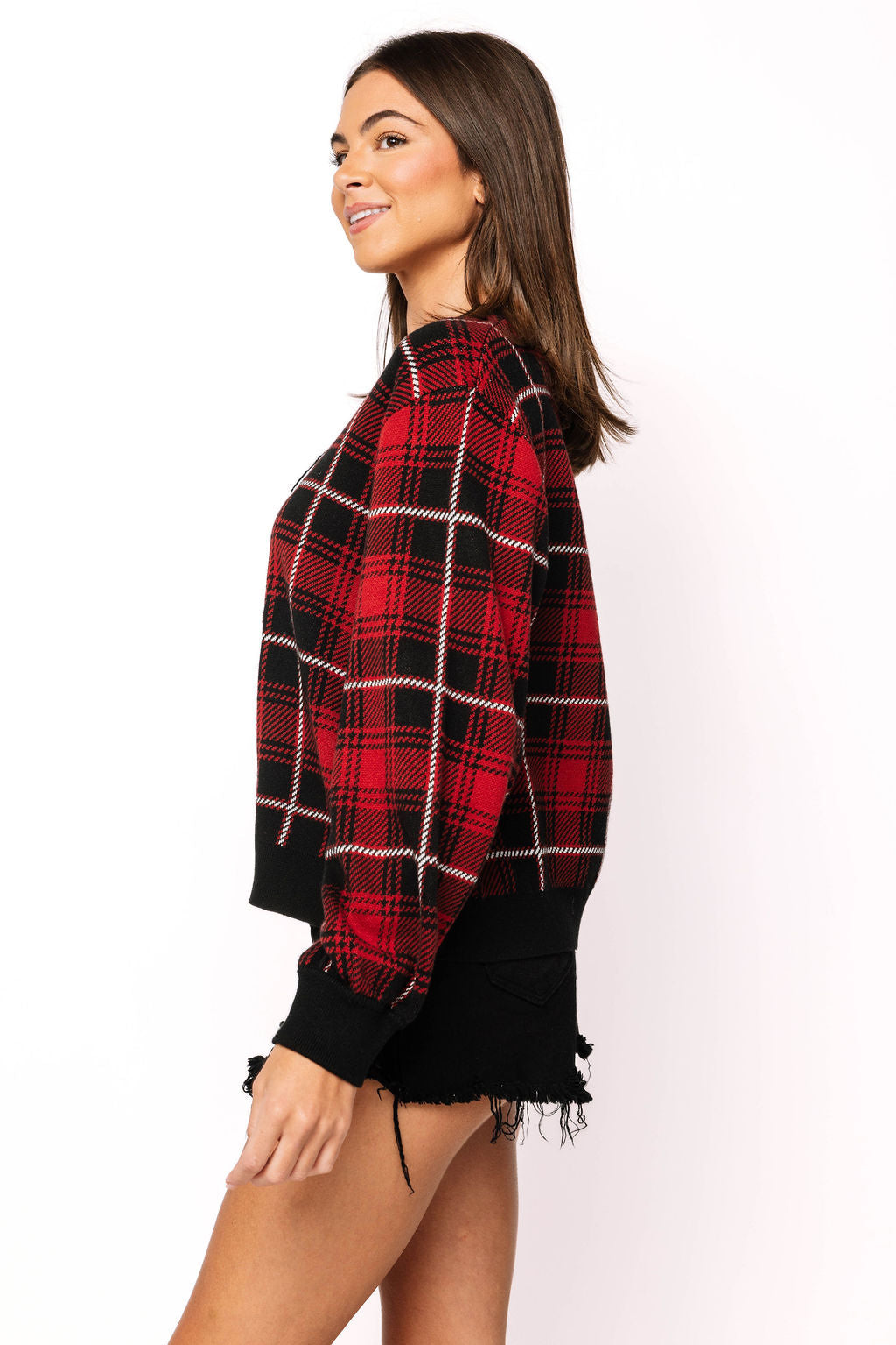 Licensed South Carolina Plaid Mascot Sweater