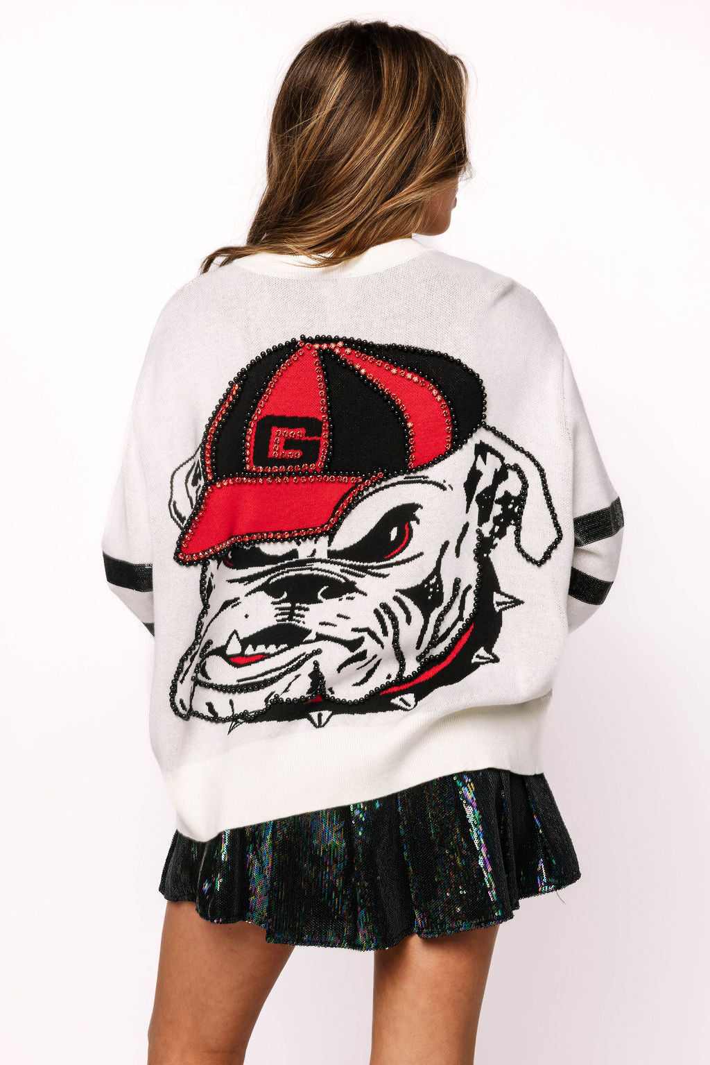 Licensed Georgia Oversized Mascot Sweater