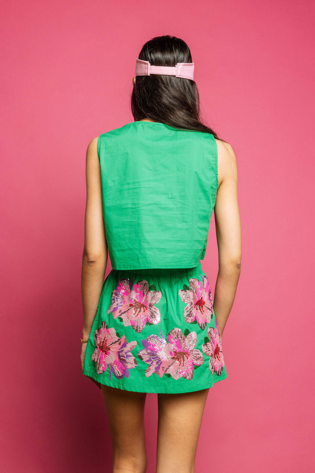 Green & Pink Azalea Tank