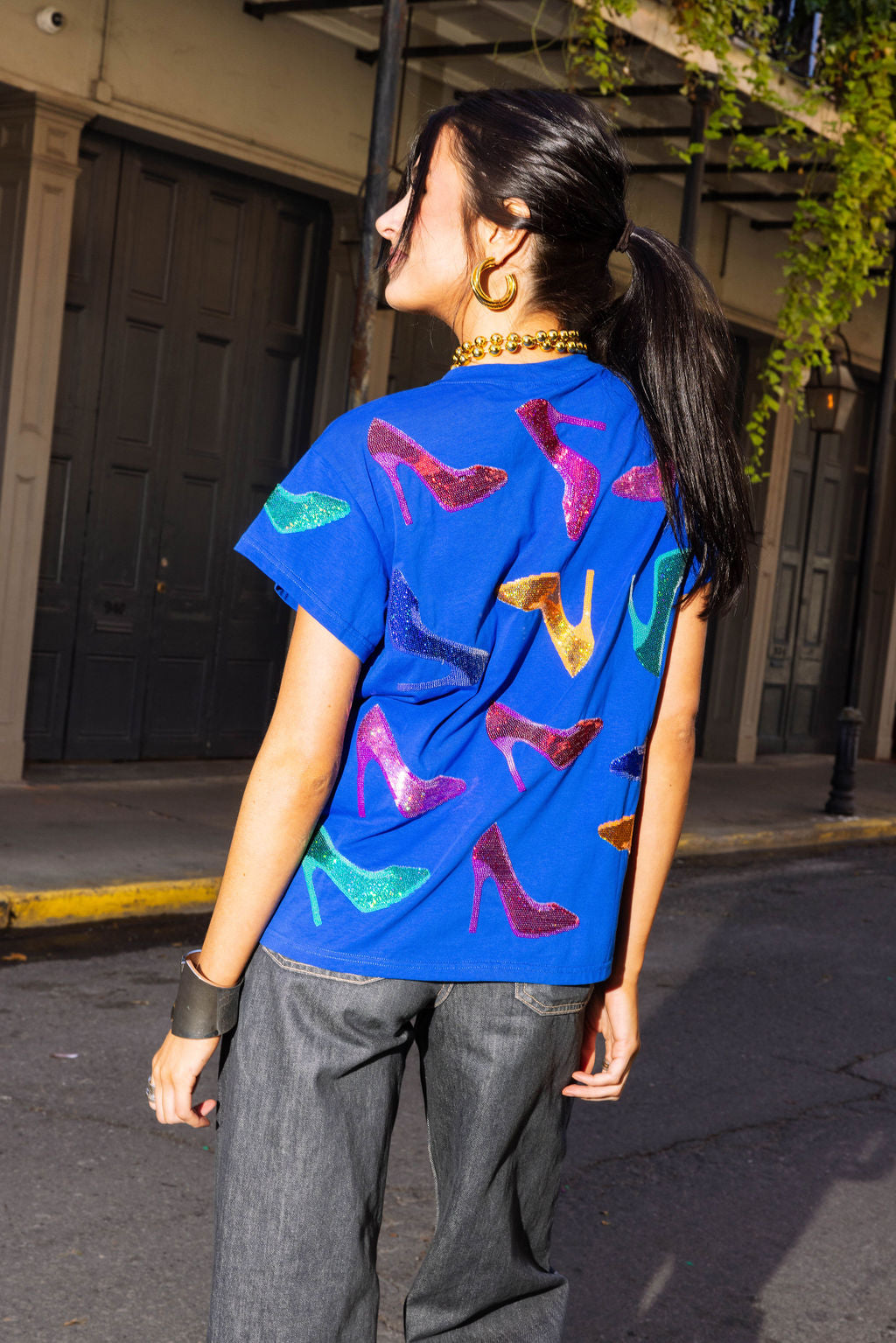 Royal Blue Stiletto Tee