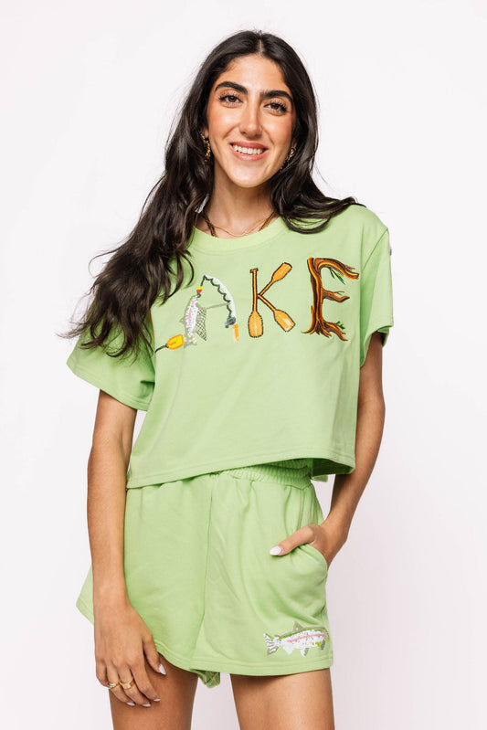 Green 'Lake' Top