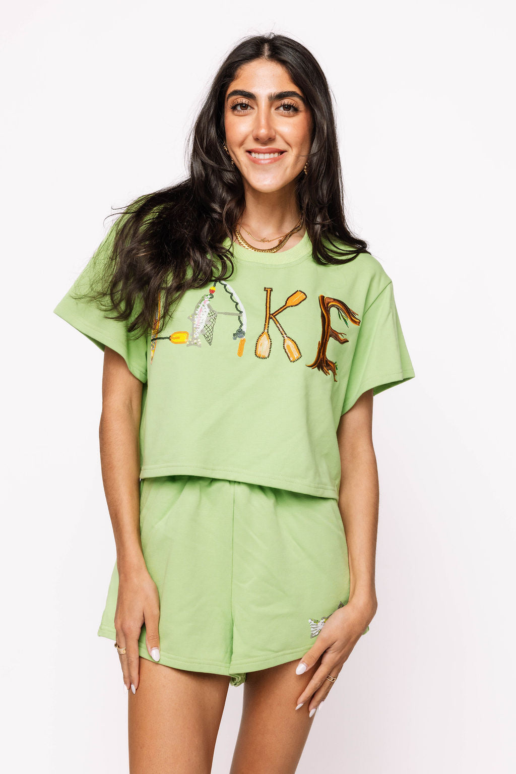 Green 'Lake' Top