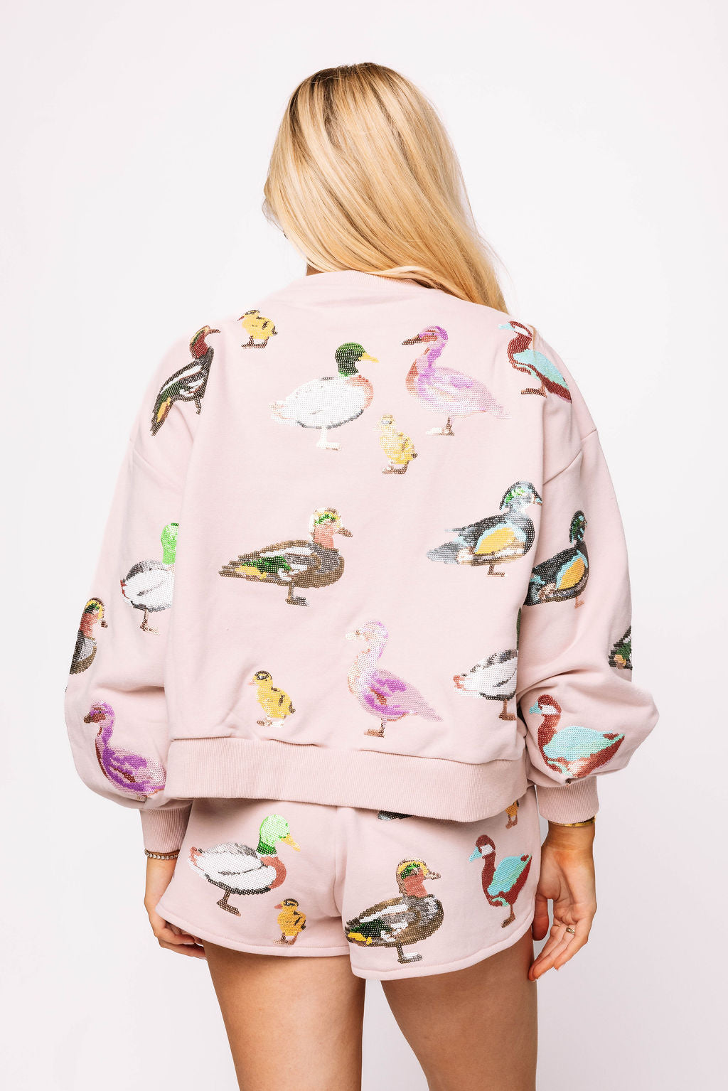 Light Pink Scattered Duck Short