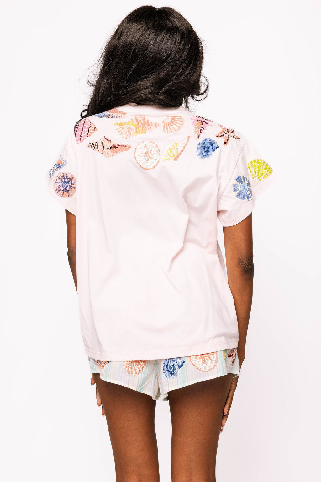 Light Pink Multi Shell Tee