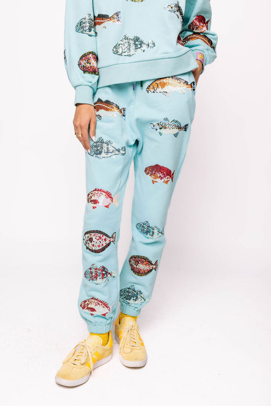 Light Blue Fish Jogger