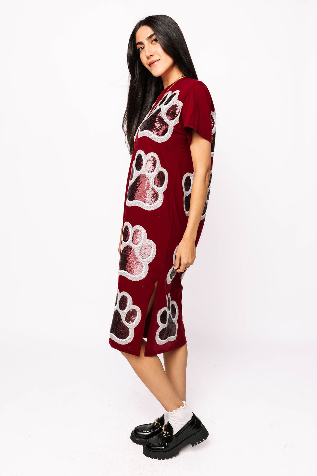 Licensed Miss State Mascot Midi Tee Dress