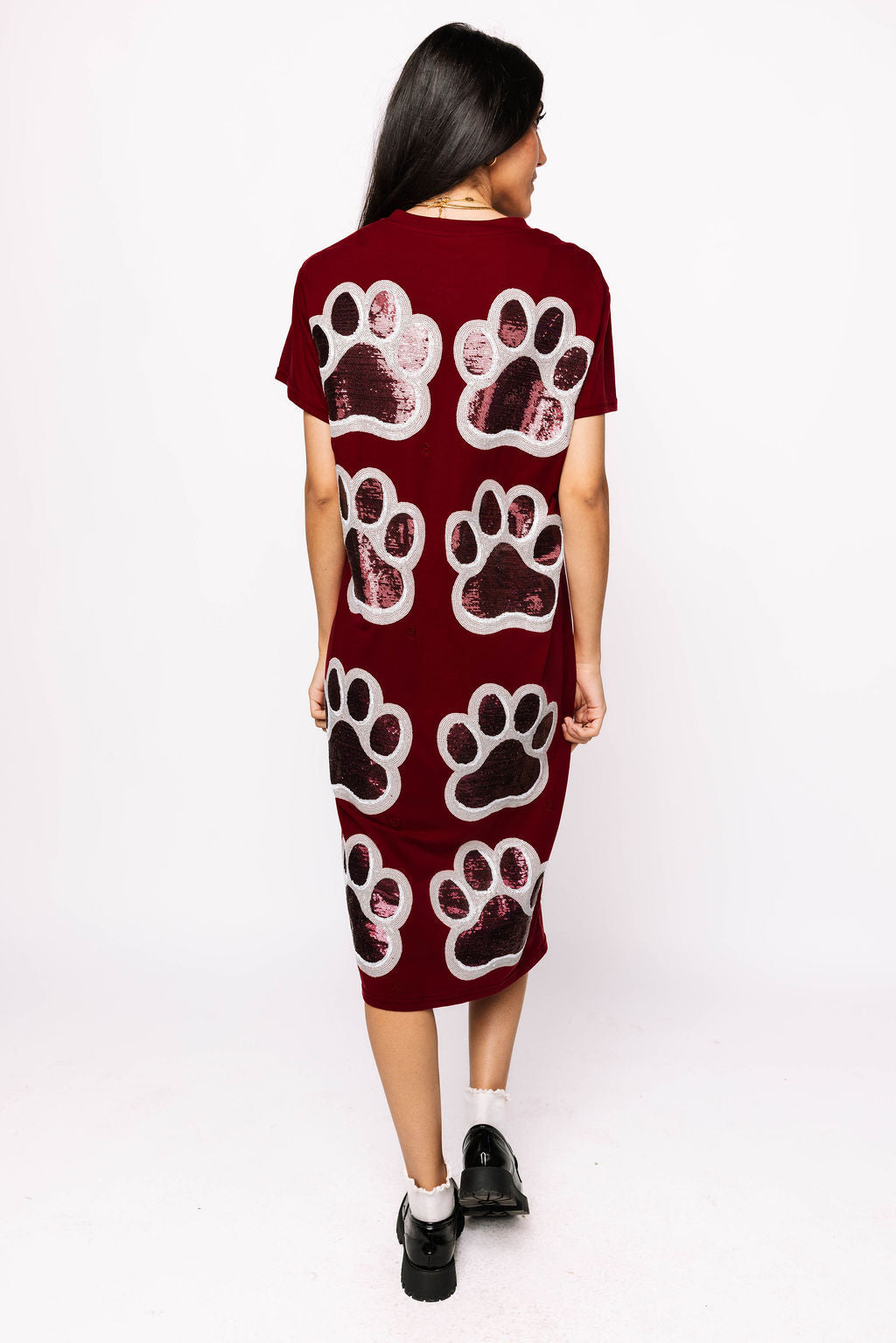 Licensed Miss State Mascot Midi Tee Dress