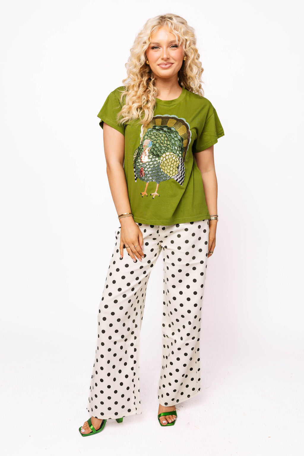 Olive Green Big Turkey Tee