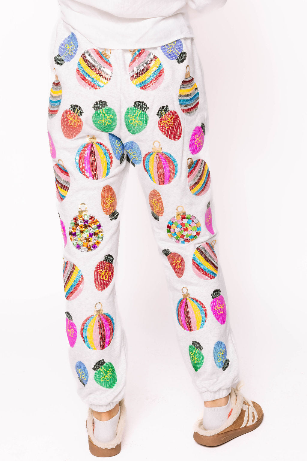 Grey Scattered Multi Ornament & Light Jogger