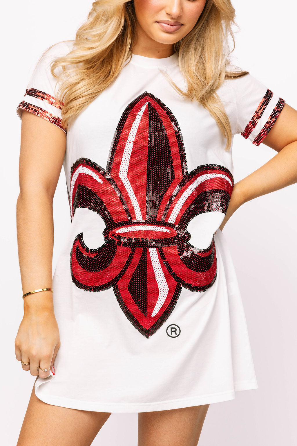 Licensed ULL Oversized Mascot Tee Dress