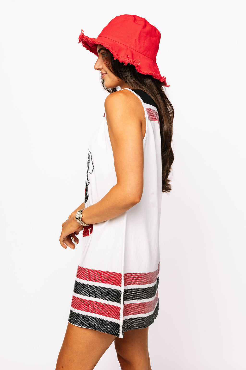 Licensed UGA Striped Tank Dress