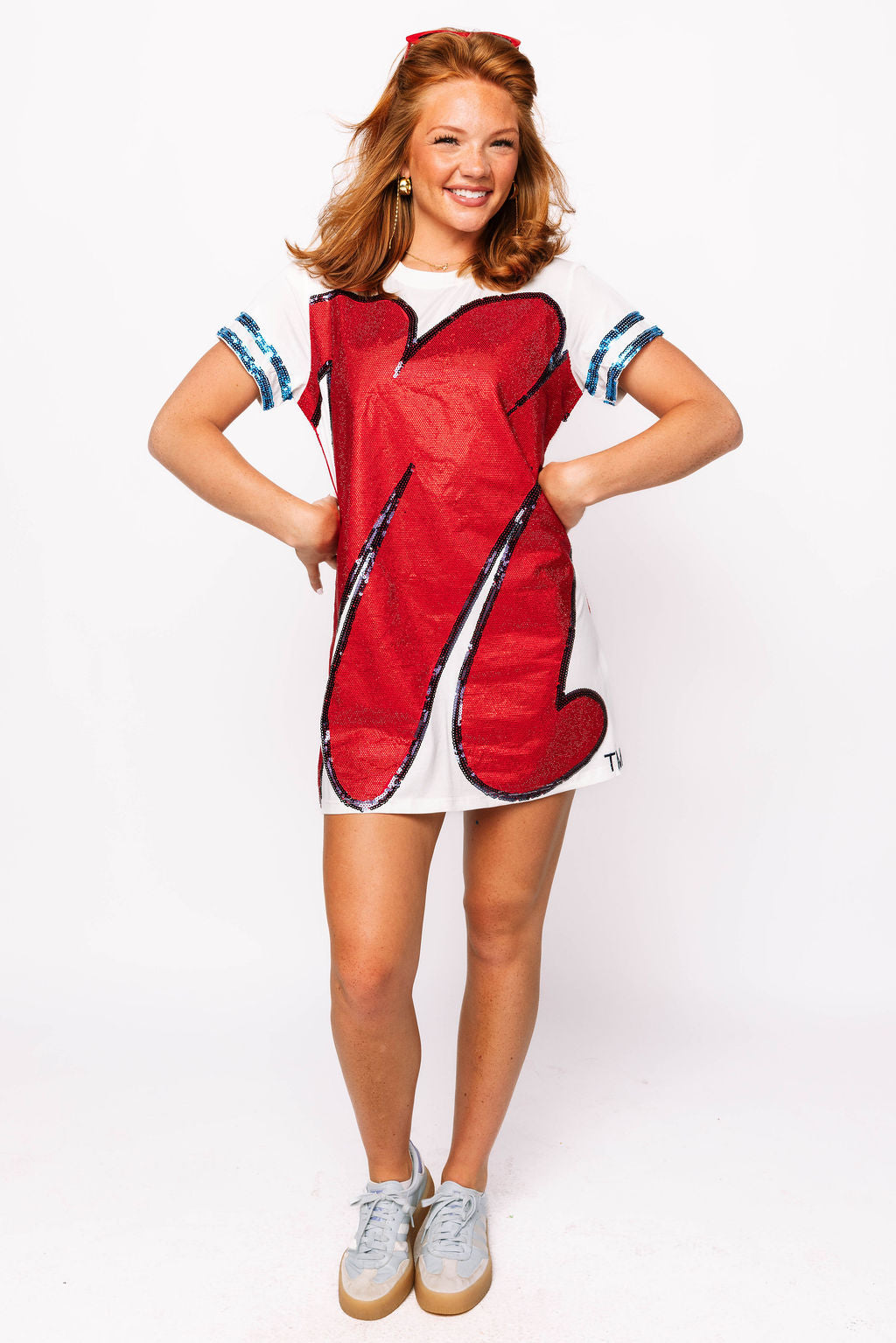 Licensed Ole Miss Oversized Mascot Tee Dress