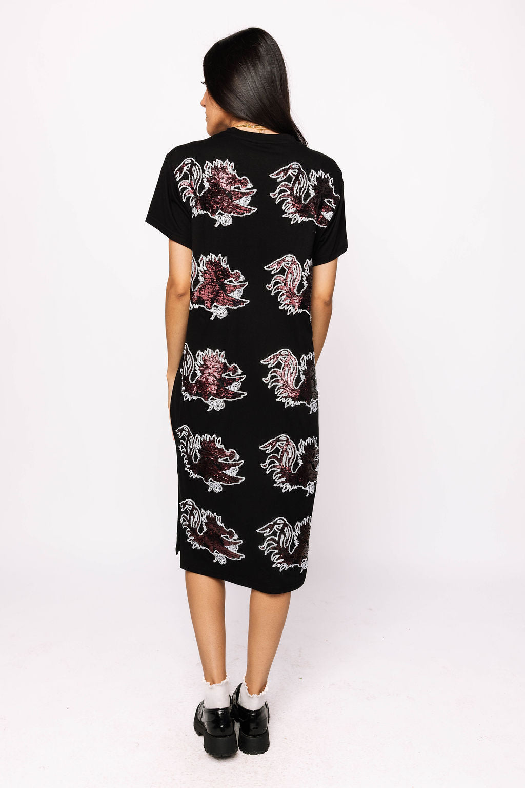 Licensed South Carolina Mascot Midi Tee Dress
