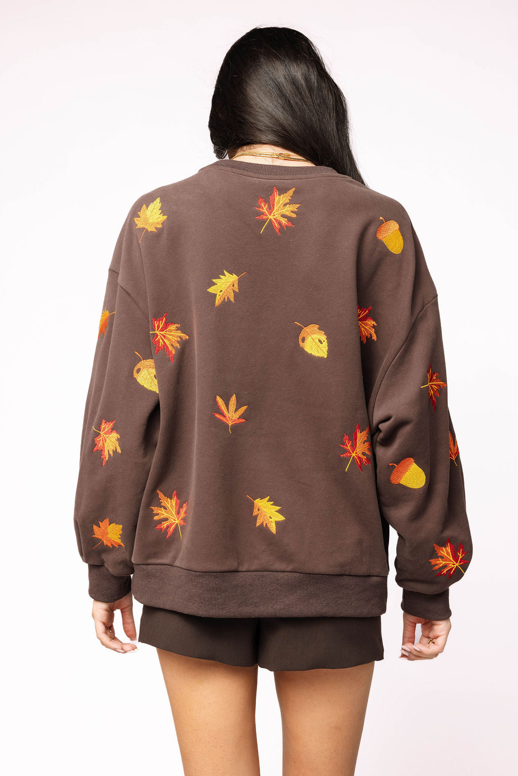 Brown Turkey & Leaves Sweatshirt