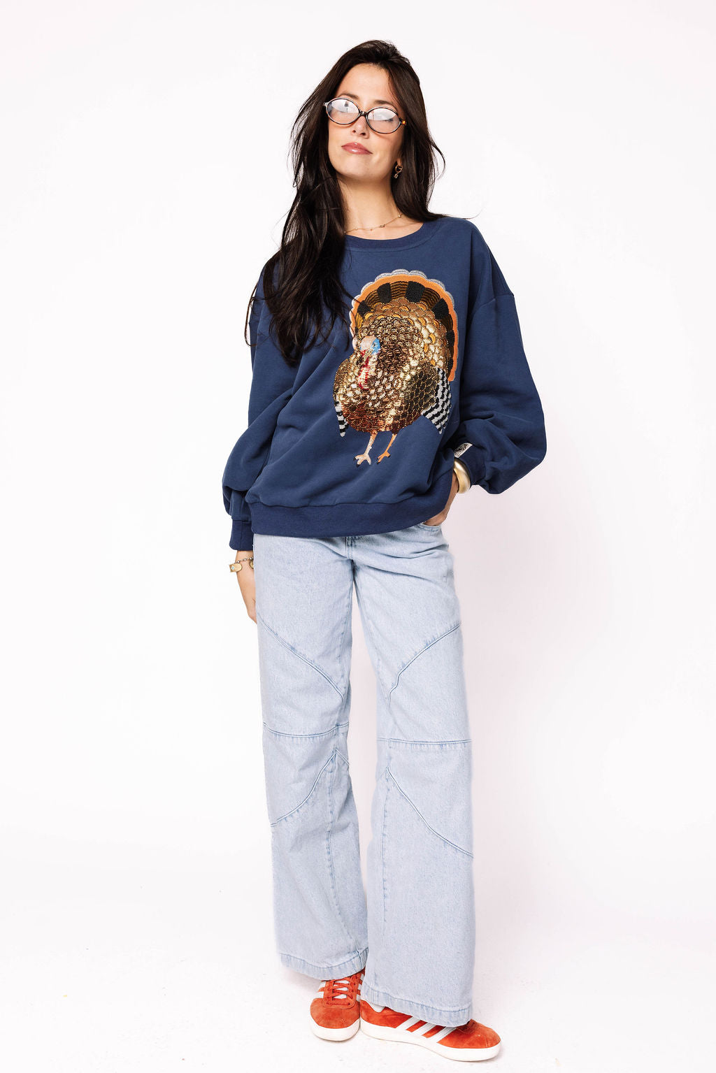 Navy Big Turkey Sweatshirt