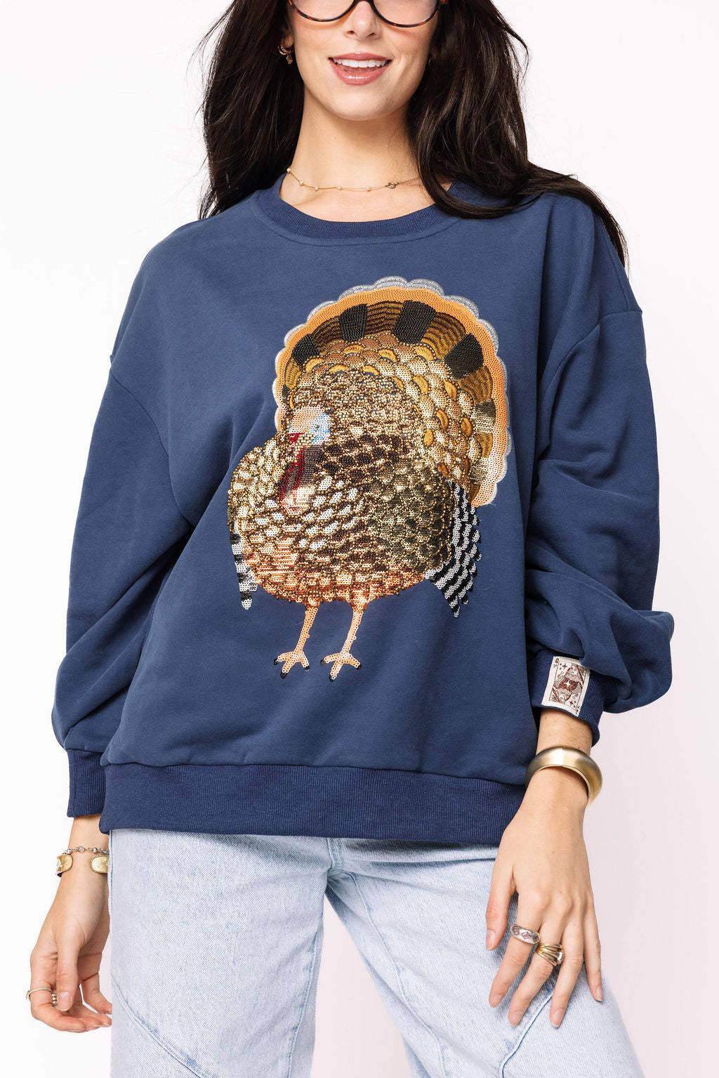 Navy Big Turkey Sweatshirt