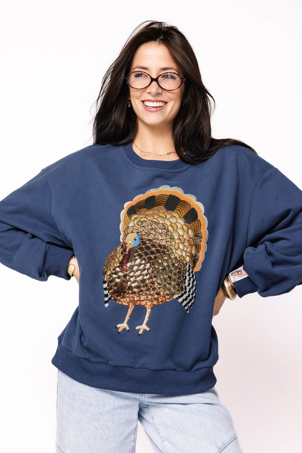 Navy Big Turkey Sweatshirt